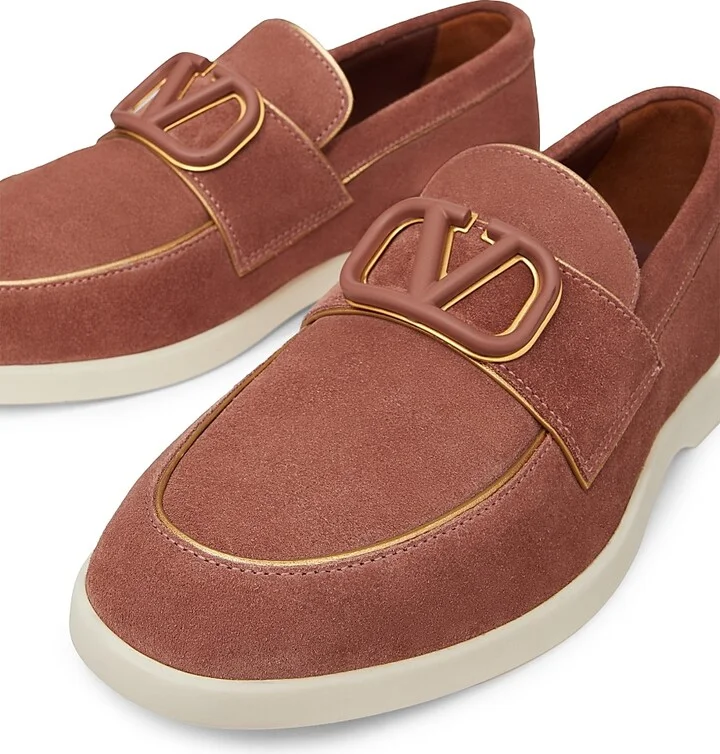 Women's Leisure Flows Split Leather Loafers - Clay Antique Brass - Size 7 - Image 9