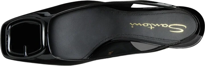 Women's Lemon Patent Sling Back - Image 2