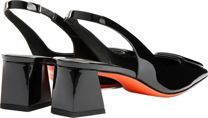 Women's Lemon Patent Sling Back - Image 4