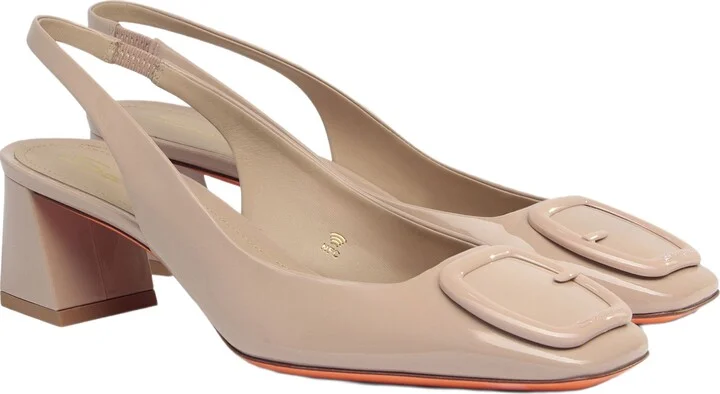 Women's Lemon Patent Sling Back - Image 6