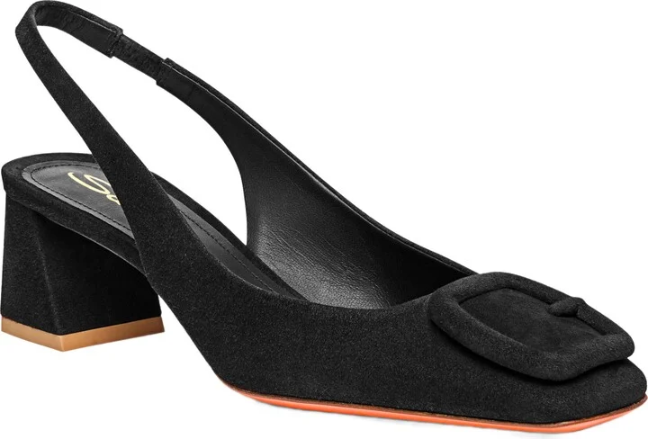Women's Lemon Suede Sling Back - Image 2