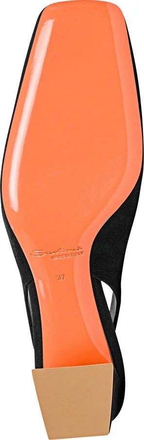 Women's Lemon Suede Sling Back - Image 5