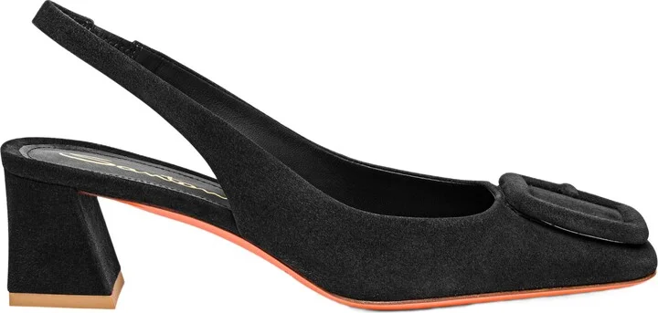 Women's Lemon Suede Sling Back
