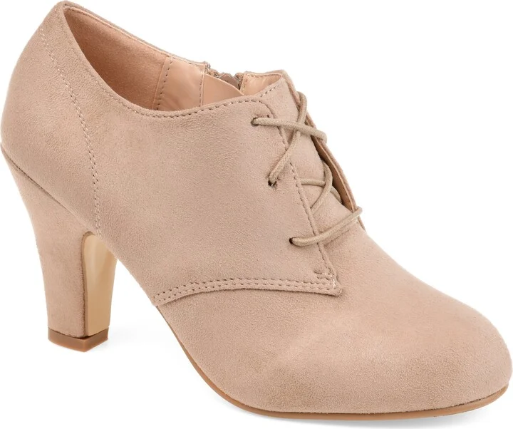 Womens Leona Inside Zip Block Heel Booties