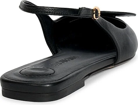 Women's Les Slingbacks Leather Flats - Black - Size 6 - Image 3