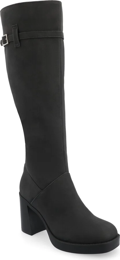 Womens Letice Tru Comfort Foam Platform Square Toe Boots