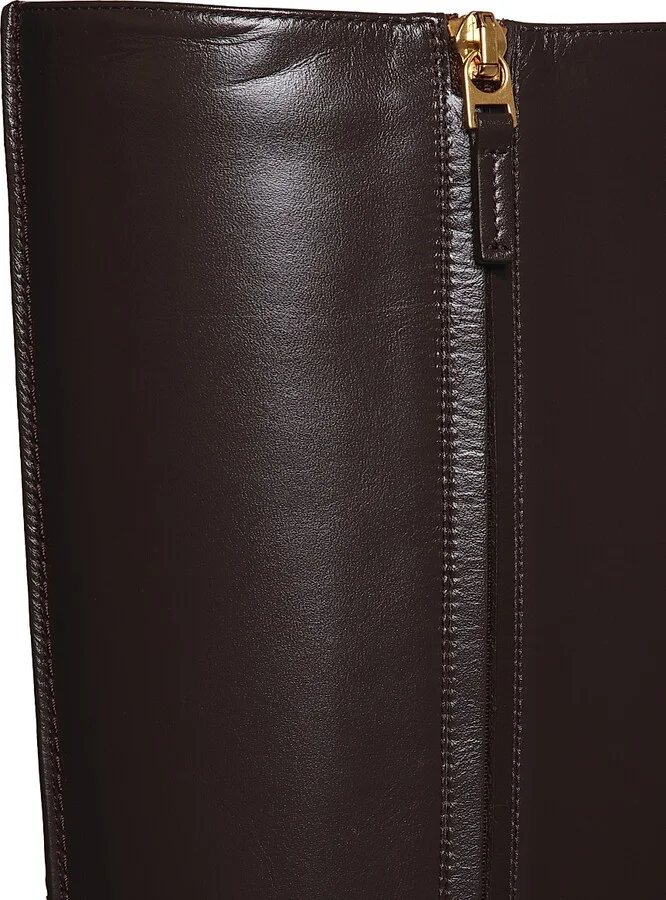 Women's Lewis 75MM Leather Knee-High Boots - Fondant - Size 6 - Image 5