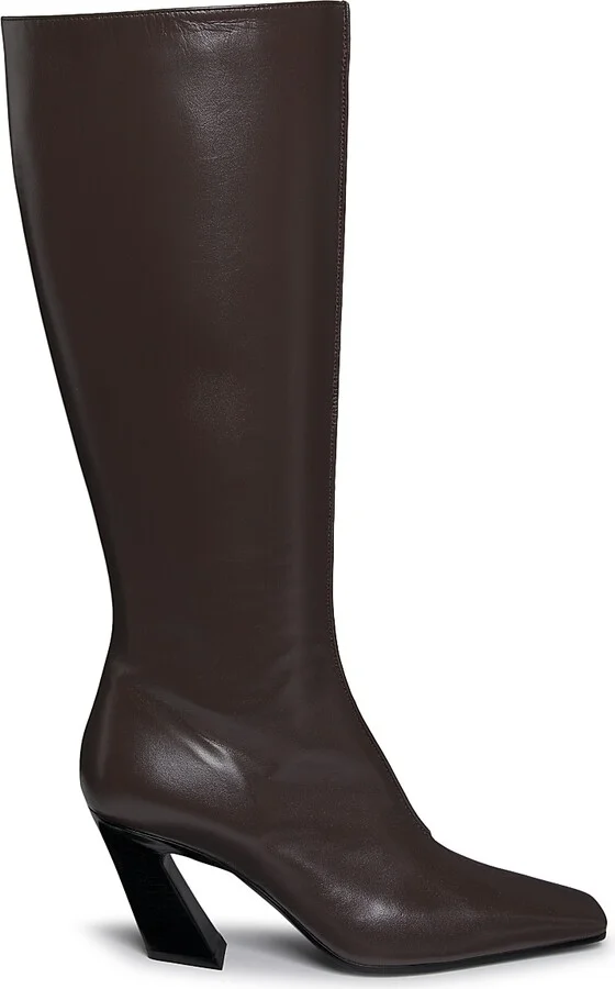 Women's Lewis 75MM Leather Knee-High Boots - Fondant - Size 6
