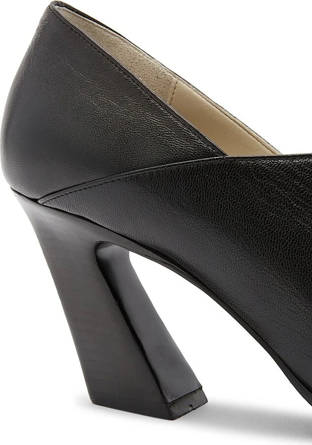 Women's Lewis 75MM Leather Pumps - Black - Size 5.5 - Image 6
