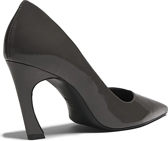 Women's Lexi 90MM Patent Leather Pumps - Dark Grey - Size 6.5 - Image 3
