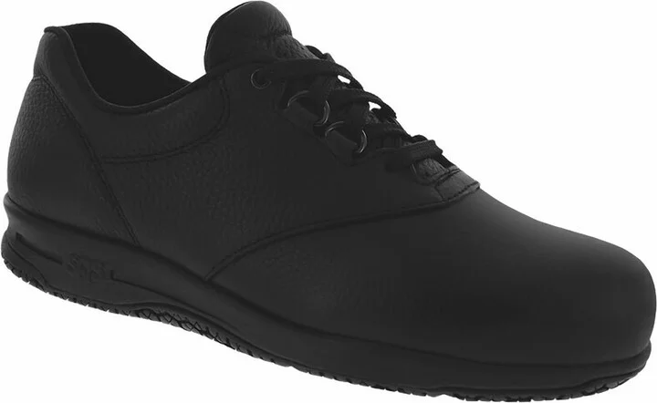 Women's Liberty Non Slip Lace Up Shoe - Wide In Black