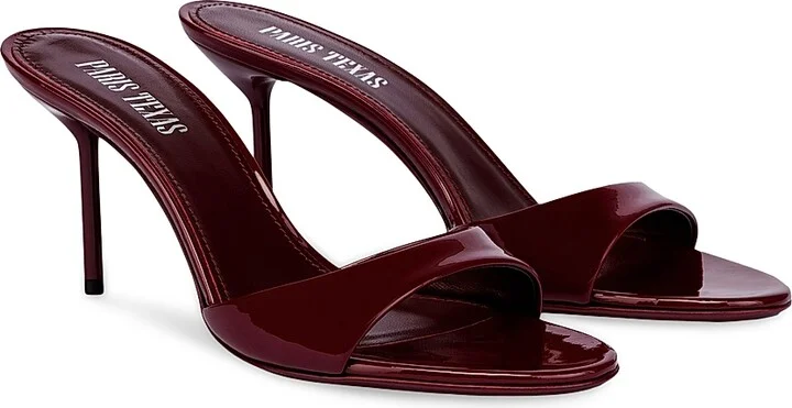 Women's Lidia Patent 70MM Mules - Dark Phard - Size 6 - Image 7