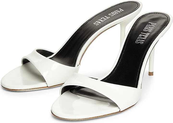 Women's Lidia Patent Leather Mules - Black - Size 5 - Image 7
