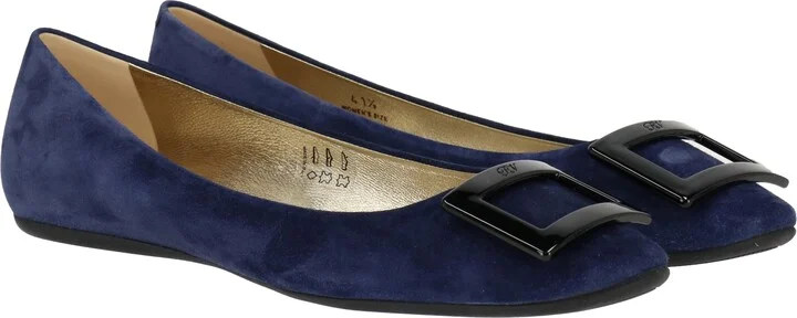 Womens Light Blue Flat