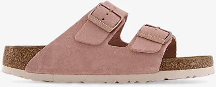 Womens Light Rose Arizona Two-Strap Suede Sandals Eur 39 / 6 Uk Women
