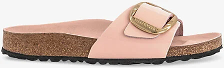 Womens Light Rose Madrid Big Buckle Suede Sandals Eur 37 / 4 Uk Women
