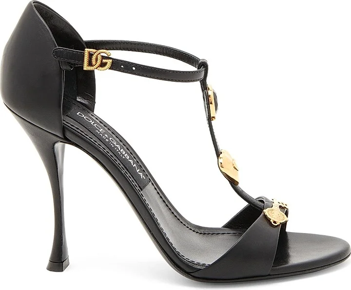 Women's Like A Virgin Leather d'Orsay Sandals - Nero - Size 6