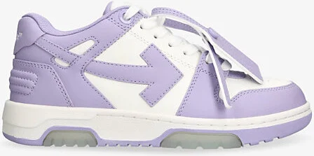 Womens Lilac Out Of Office Leather Low-Top Trainers Eur 39.5 / 6.5 Uk Women