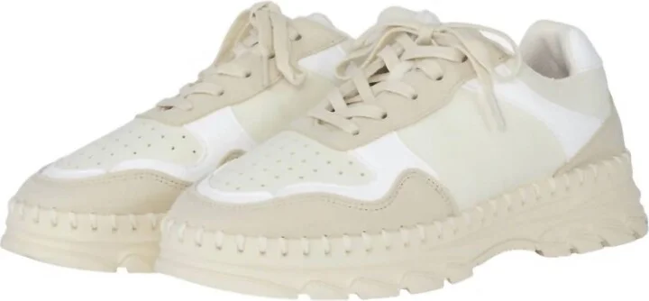 Women's Lily Lace Up Sneaker In White