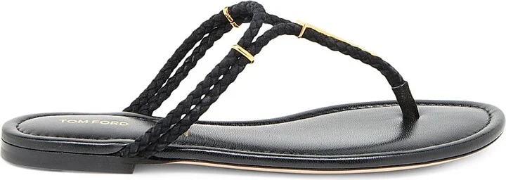Women's Lily Woven Suede T-Strap Sandals - Pecan - Size 6 - Image 10