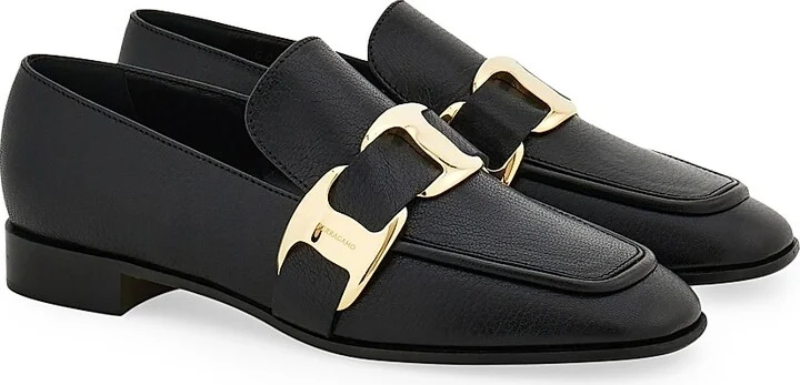 Women's Limania Leather Loafers - Nero - Size 6 - Image 2