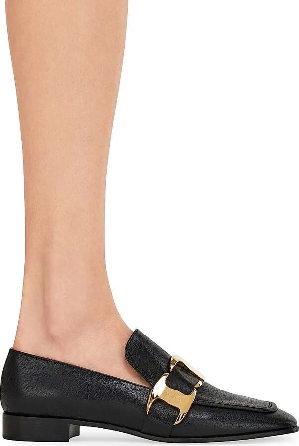 Women's Limania Leather Loafers - Nero - Size 6 - Image 6