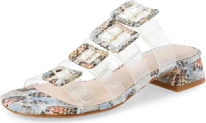 Women's Lincoln Sandals In Silver Alabaster