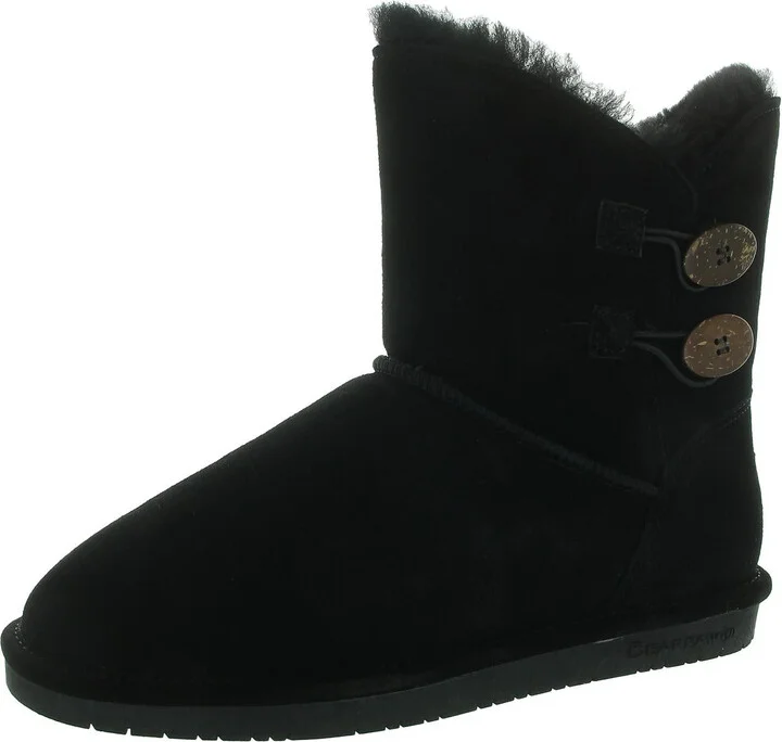 Womens Lined Suede Winter & Snow Boots