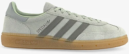 Womens Linen Green Silver Pebbl Handball Spezial Suede Low-Top Trainers Eur 38.5 / 5.5 Uk Women