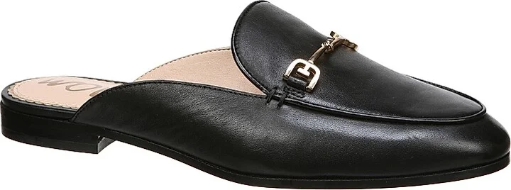 Women's Linnie Leather Loafer Mules - Black - Size 10 - Image 2