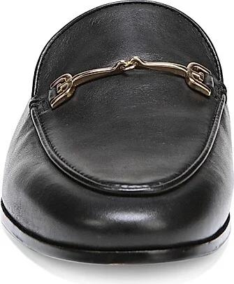 Women's Linnie Leather Loafer Mules - Black - Size 10 - Image 3