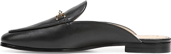 Women's Linnie Leather Loafer Mules - Black - Size 10 - Image 4