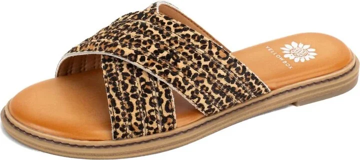 Women's Linta Crossband Slide In Leopard