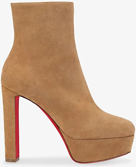 Womens Lionne Loo Booty 130 Suede Platform Boots Eur 39 / 6 Uk Women