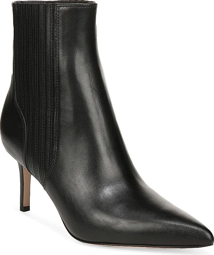 Women's Lisa 70MM Leather Ankle Boots - Black - Size 7.5 - Image 2