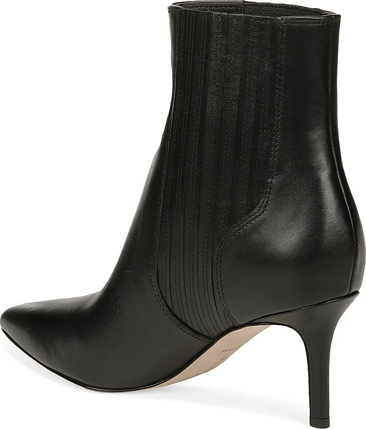 Women's Lisa 70MM Leather Ankle Boots - Black - Size 7.5 - Image 3