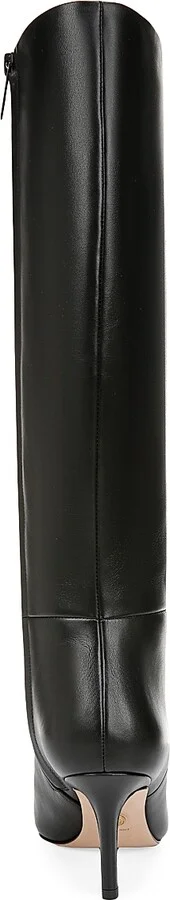 Women's Lisa 70MM Tall-Shaft Leather Boots - Black - Size 10 - Image 3