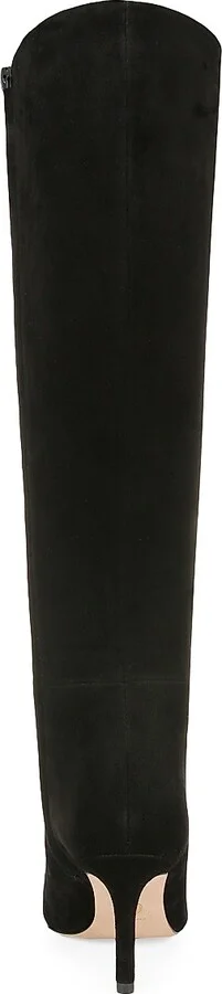 Women's Lisa 70MM Tall-Shaft Suede Boots - Black - Size 10 - Image 3