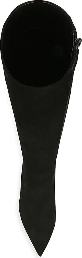 Women's Lisa 70MM Tall-Shaft Suede Boots - Black - Size 10 - Image 4