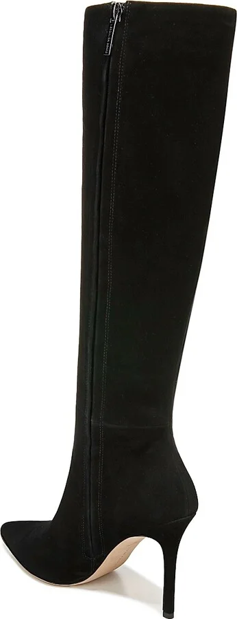Women's Lisa 95MM Knee-High Suede Boots - Black - Size 10 - Image 3
