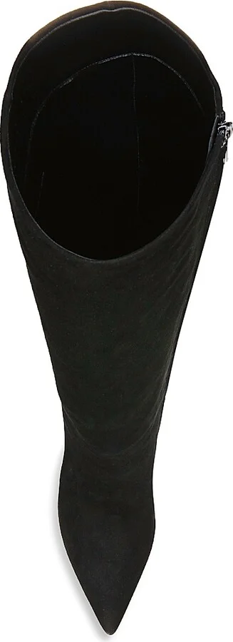 Women's Lisa 95MM Knee-High Suede Boots - Black - Size 10 - Image 5