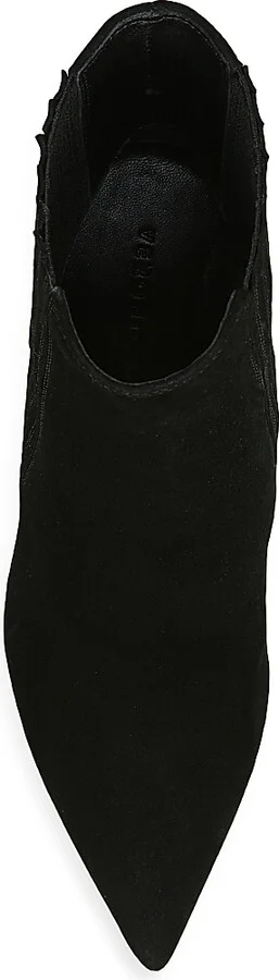 Women's Lisa 95MM Suede Ankle Boots - Black - Size 10 - Image 5