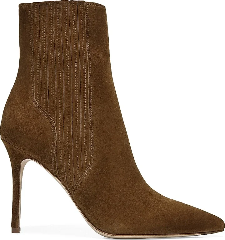 Women's Lisa 95MM Suede Ankle Boots - Black - Size 10 - Image 10