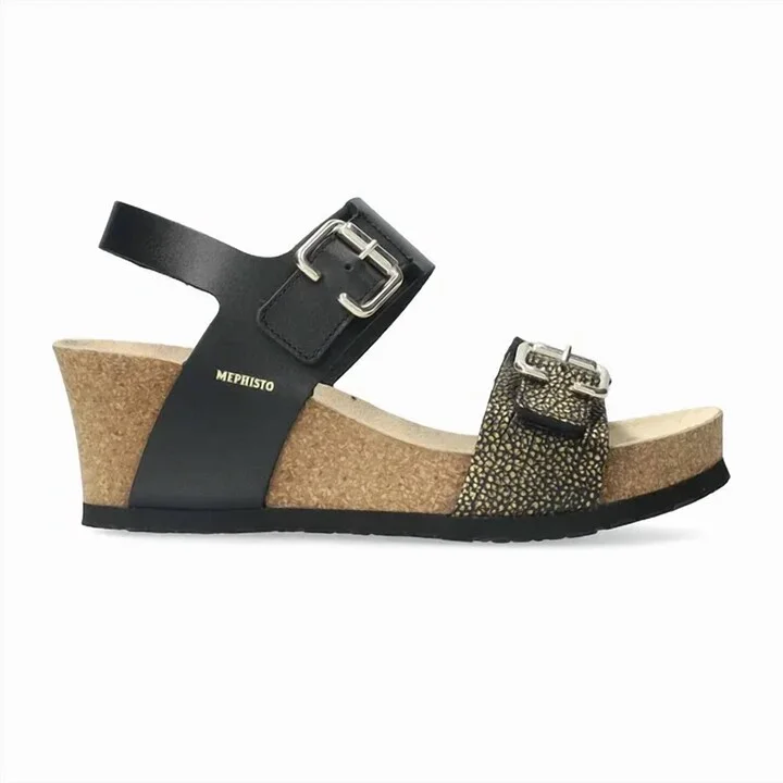 Women's Lissandra Sandal In Black/gold