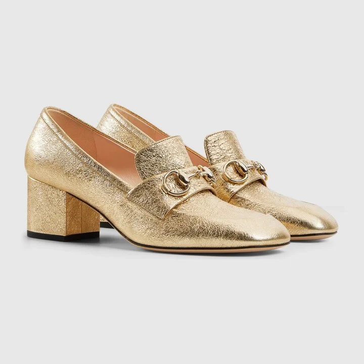 Women's loafer pump with Horsebit - Image 2