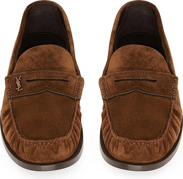 Women's Loafers in Suede - Snuff - Size 5 - Image 3