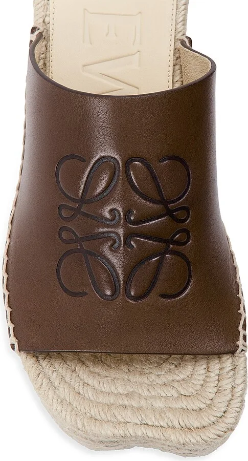 Women's LOEWE x Paula's Ibiza Petal 80MM Platform Espadrilles - Brown - Size 6 - Image 4