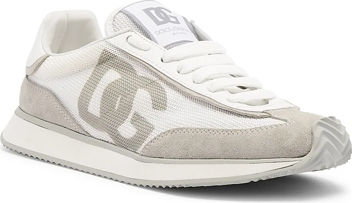 Women's Logo Colorblocked Low-Top Sneakers - White Pink - Size 5 - Image 7