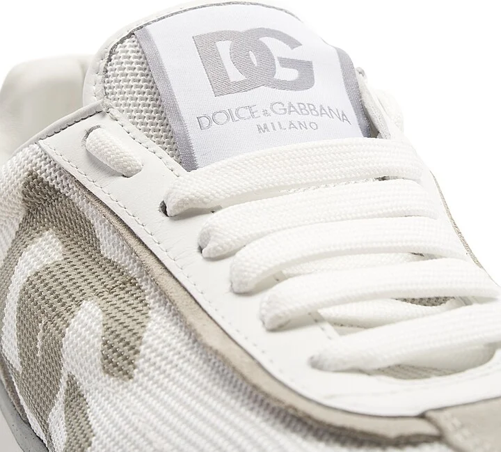 Women's Logo Colorblocked Low-Top Sneakers - White Pink - Size 5 - Image 11