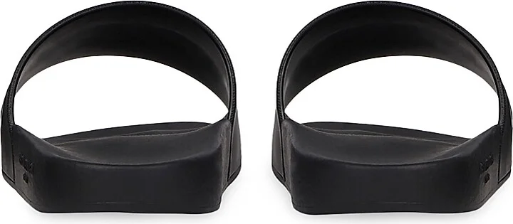 Women's Logo Pool Slides - Black - Size 5 - Image 3